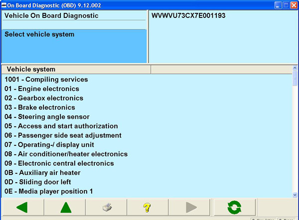 Software 3 do VASO 5054A