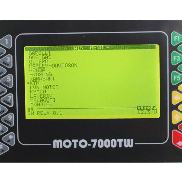 Exposição universal 2 do software do varredor de Moto 7000TW