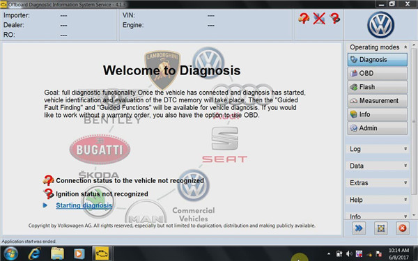 Software de ODIS 4,13