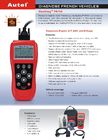 OBDII code reader Maxidiag FR704 for French Vehicles Diagnoses Engine , A/T ABS and Airbags