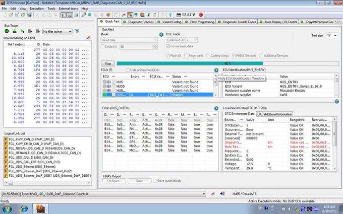 Benz ECOM Doip software diagnóstica & de programação da ferramenta