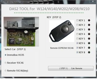 Bom preço. Software diagnóstico automotivo da função poderosa para a calculadora do telecontrole do imobilizador do Benz DAS2 on-line