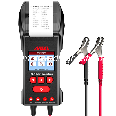 Bom preço. Ancel BT600 Bateria Tester Suporte 12v e 24v Construir em impressora on-line