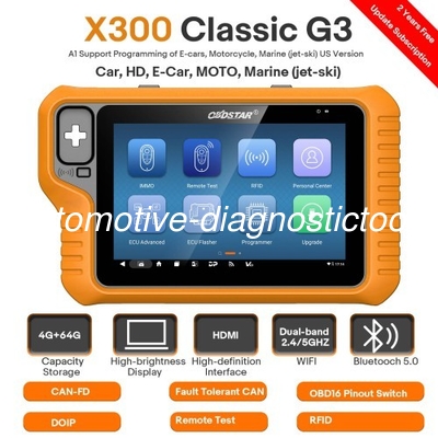 Bom preço. 2025 OBDSTAR X300 Classic G3 Programador de chaves on-line