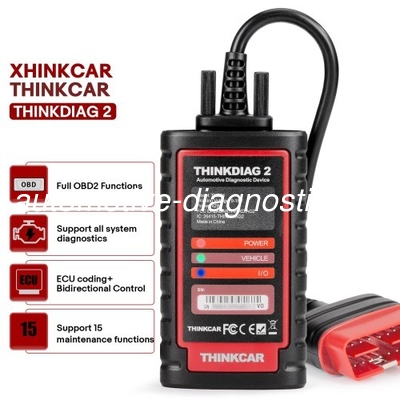 Bom preço. 2025 THINKCAR Thinkdiag2 Tool de Diagnóstico de Todos os Sistemas Auto VIN ECU Codificação 15+ Função de Reinicialização Um Ano Atualização grátis on-line
