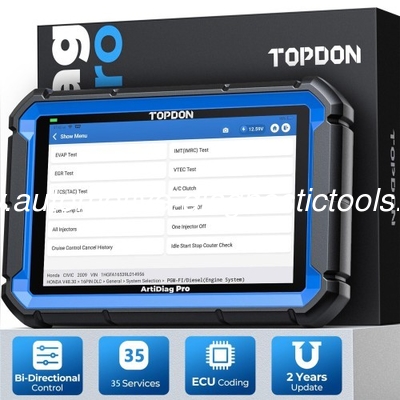 Bom preço. TOPDON ArtiDiag Pro V2.0 Ferramenta de digitalização bidirecional de diagnóstico com codificação ECU on-line