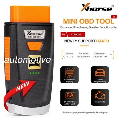 Bom preço. Xhorse Mini OBD Tool com Adaptador para Perda Total de Chaves Toyota 8A H Chip (Chave Não Inteligente) on-line