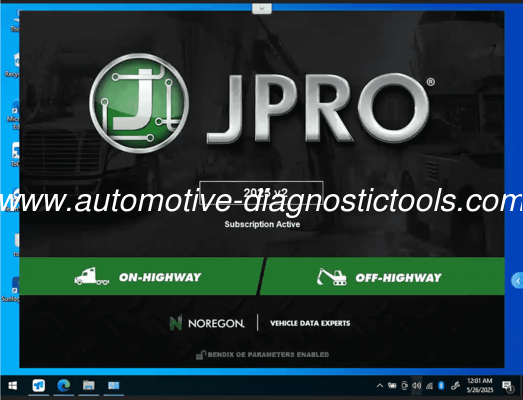 Bom preço. O mais recente software de diagnóstico de veículos comerciais JPRO 2025 V2 on-line