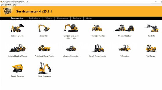 Bom preço. [ 25.7 Release ]JCB ServiceMaster 4 v25.07 Software de diagnóstico on-line
