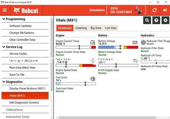 Bom preço. Software de diagnóstico Service Analyzer v92.16 para Bobcat on-line