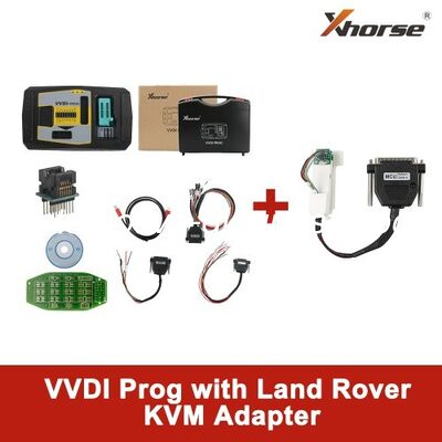 Bom preço. Xhorse VVDI PROG Programador com Land Rover KVM Adaptador Sem soldagem necessária on-line