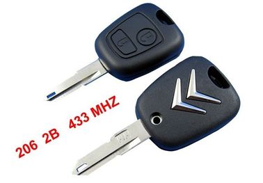 Bom preço. A chave remota 433MHZ de Citroen C2, 2 abotoa auto placas chaves remotas de Citroen on-line