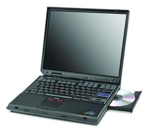 Bom preço. ThinkPad IBM T30 separa o cartão gráfico com 1G Meomory para a ESTRELA do MB,  OPS, on-line