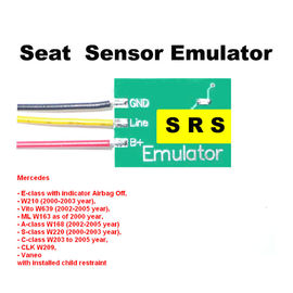 Bom preço. SRS3 Mercedes assentam o emulador do sensor com bolsa a ar do indicador fora, pesquisa de defeitos do reparo do carro on-line